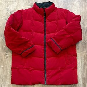 Liz Claiborne Bold Red Puffer Jacket